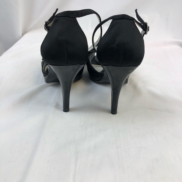 Unlisted Black Size 9.5 Ankle Strap High Heels - Picture 6 of 6